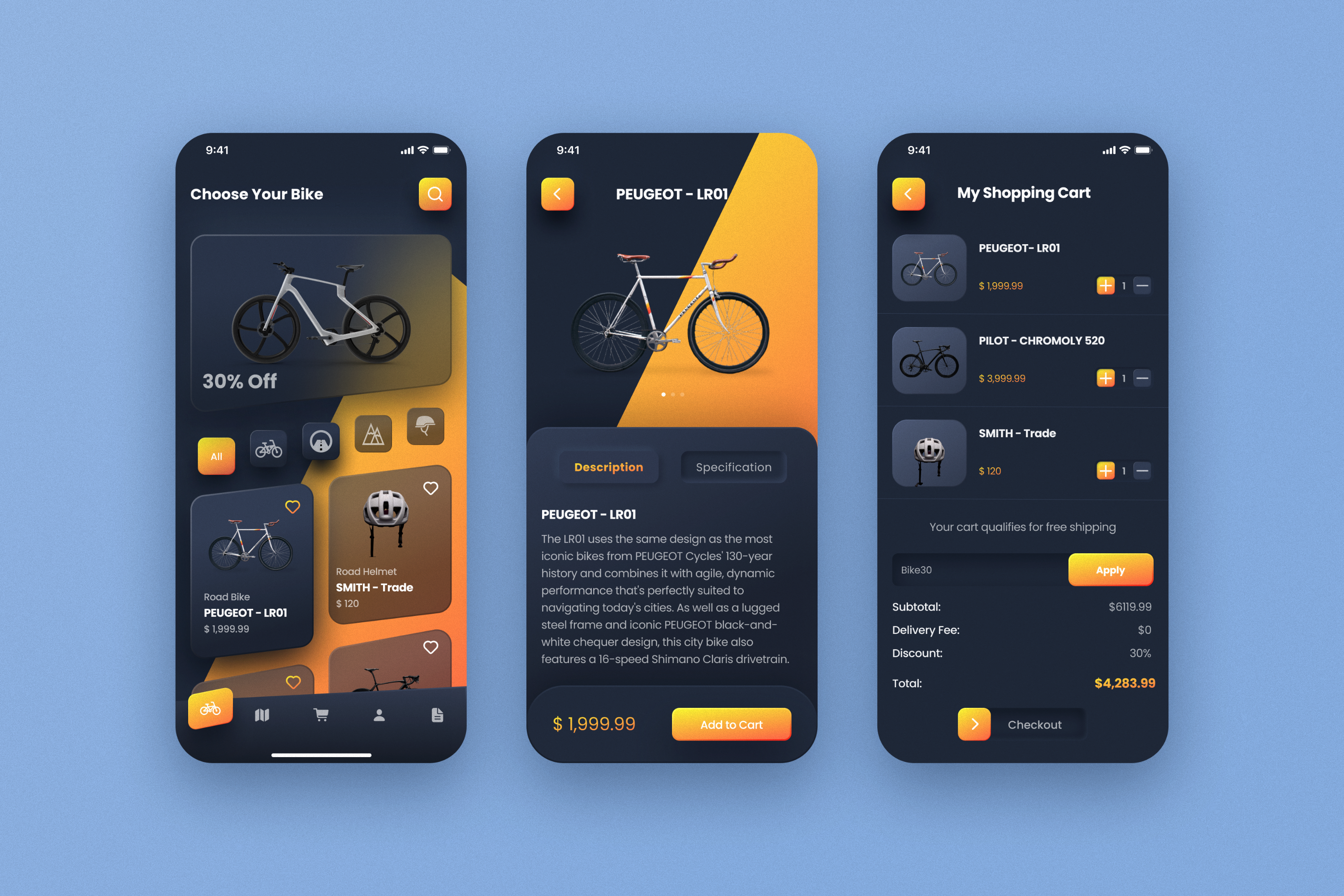 Peugeot Bikes project showcase